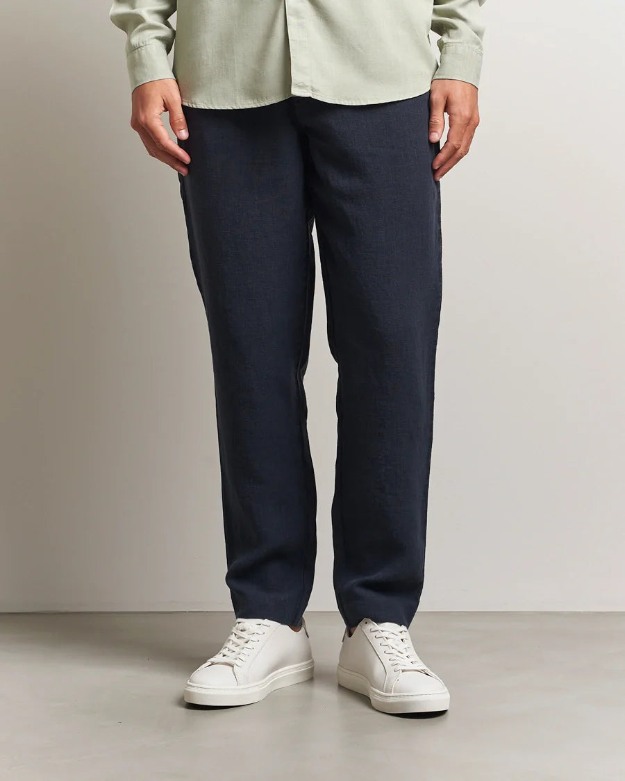 Madu Linen Trousers Navy