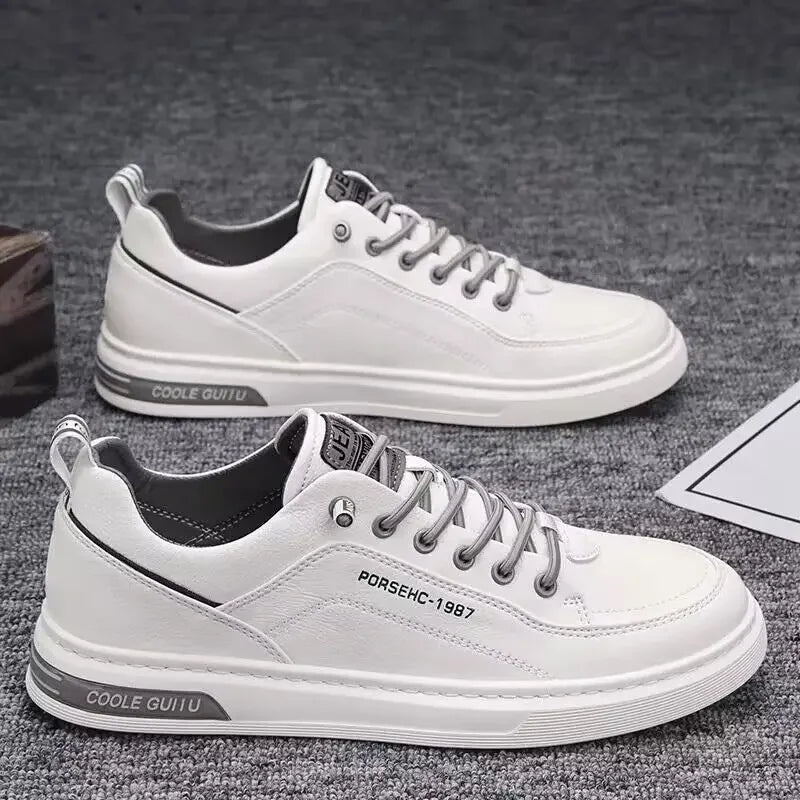 Dewitt Lancer – Classic White Casual Sneakers