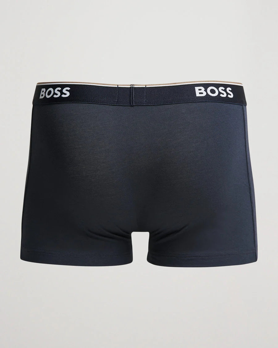 3-Pack Trunk Boxer Shorts Open Blue